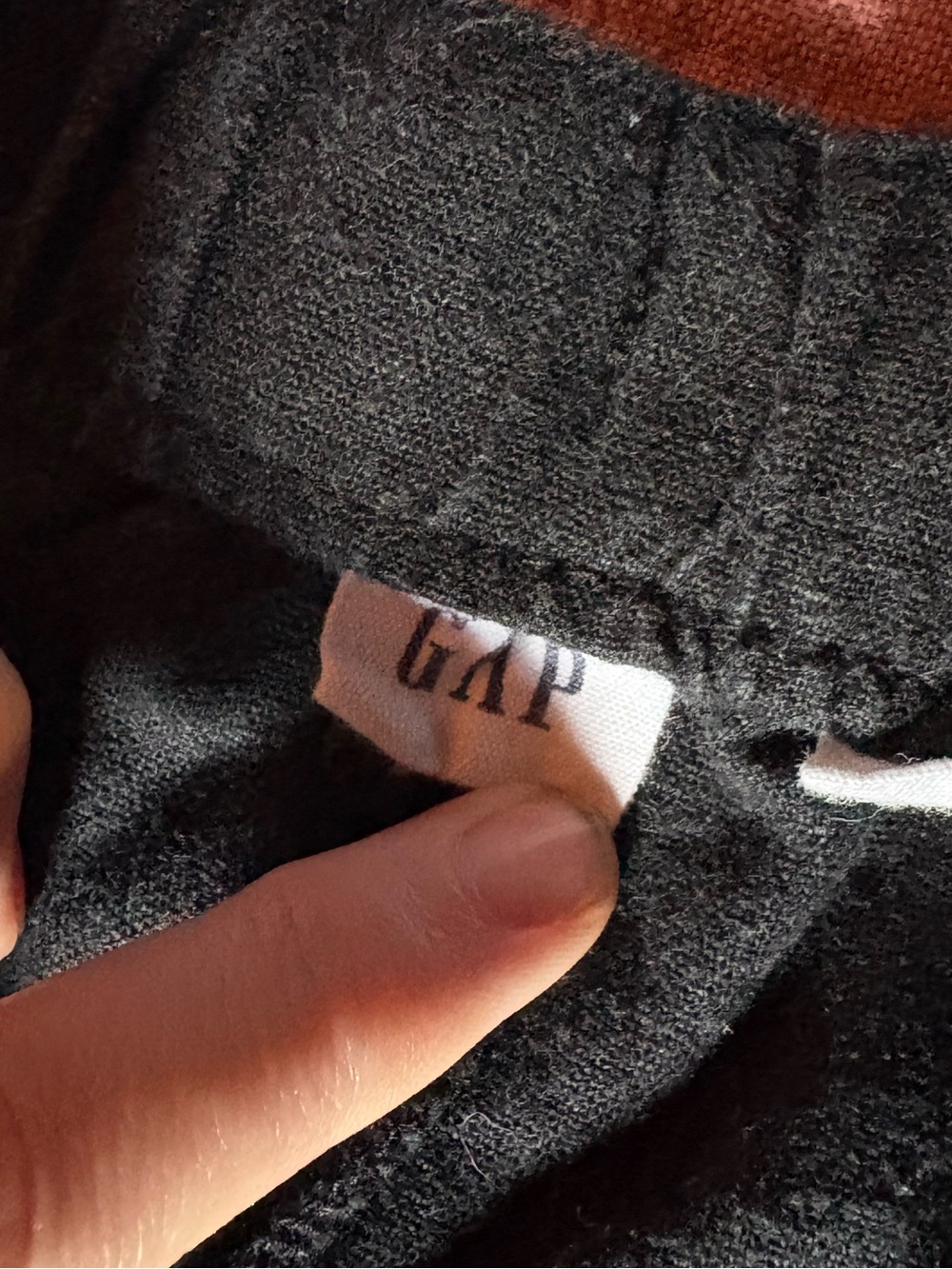 GAP Black Linen Shorts- Size Large- Black Summer Shorts - Picture 6 of 9